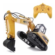 HUINA 1535 9CH RC Excavator Truck 1:14 Scale Remote Control Construction Engineering Vehicle Toy Mod