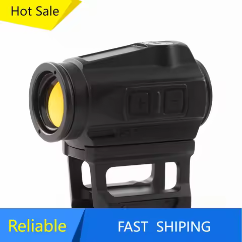 Optical Red Dot Sight 2 MOA Reticle Hunting Rifle Scope Lower 1/3 Co-Witness 20MM Picatinny Rail Mou