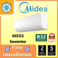 [FREE INSTALLATION] Midea 1.0HP~2.5HP Inverter R32 Xtreme Series - MSXS-CRDN8/MESPB Series