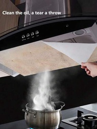 12入組廚房油煙機防油罩和吸油紙和一次性濾油網和側向吸收紙