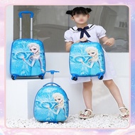 [✅SG Ready Stock]Children's Luggage Female 18-Inch Suitcase Cute Baby Trolley Case Kids Trolley Luggage Travel / children’s suitcases Luggage Bag / scooter luggage