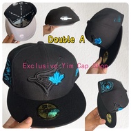 Fully Enclosed Toronto Blue Jays 30th Anniversary Baseba Size Hat Men’s Black Non-adjustable Flat Br