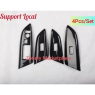 Honda Shuttle Jazz Fit GK3 GK5 Carbon Fibre Door Panel Control Cover (4 pieces)