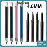 MEIISM Mechanical Pencil, 4.0mm 2B/4B/6B/8B/10B Pencil Refill Automatic Pencil, Creative Sketch Comi