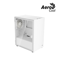 Aerocool CS-111-G-WT-V2 White PC Case with 3pcs FRGB Fans - Mini Tower / White