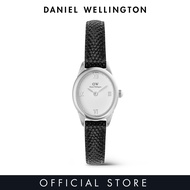 (New) Daniel Wellington Ophelia Mini Black Lizard White Guilloché Rose Gold / Silver นาฬิกา ผู้หญิง