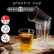 【SG Stock】Disposable Aviation Party Coffee Tea Whiskey Wine Beer Sake Soju Shot Drinking Thick Plast