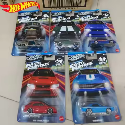 New Hot Wheels Fast & Furious Series 1:64 Diecast Cars Subaru Chevy Fleetline Mustang Camaro Nissan 