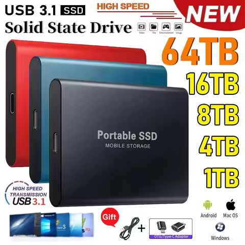 High-speed External Solid State Drive 1TB Portable External Hard Drive ssd 2TB External hard disk ss