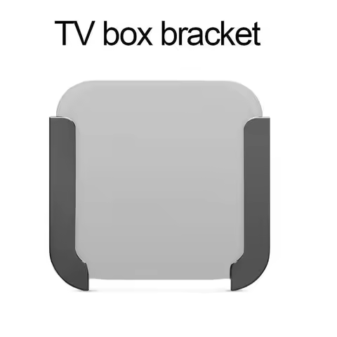A37T-Wall Mounted TV Box Holder For TV 1/2/3/4 Media Player Protective Cradle Fixing Rack Stand TV B