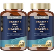 Urolithin A Supplement 1000mg with NAD,CoQ10,Supplement for Women 120 Softgels for Muscle Energy Ant