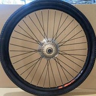 輪圈 輪子 山地自行車輪圈 24吋26吋27.5吋 鋁合金雙層🔪圈 車輪組 36孔碟剎V剎適用zxclq