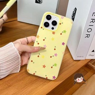 Cartoon Dopamine Star Cherry Solid Color Phone Case For Redmi 10C 10A Sport 10X 4G 9 Prime Power Act