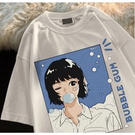S-5XL Ready stock New Jeans Tshirt Merch Album Hanni Nwjns Bubble Gum Short Slevee Tee