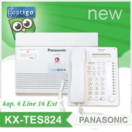 PABX PANASONIC KX-TES824 KAPASITAS 6 LINE 16 EXTENSION-mirakuruu.id