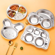 Complete Motif of Children's Snack Plates, Bowls, Divided Plates, Trays, Bento Food Grade Stainless 
