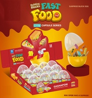 ✨💖 12 EGGS SET - BOX SALE l Surprise Egg l Fast Food Restaurant l Burger l French Fries Chicken Cakes l Building Blocks l Birthday Party Goodie Bag Gifts l Children Day Gifts l Christmas Gifts