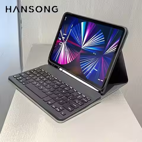 For iPad Keyboard Case For iPad 2025 iPad Air 11 13 M3 M2 Pro 11/13 M4 Pro 11 10.2 11/10/9/8/7th 9.7