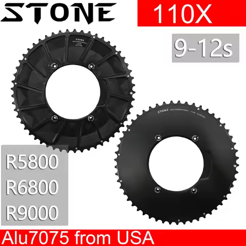 Stone 110bcd Double Chainring aero 5800 6800 9000 Road Bike for Shimano 105 52 36T 53 39T 54 40T 46 