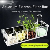 Overflow Filter On ACRYLIC Aquarium (2-3-4)- mini Filter Box Installed Into The Tank