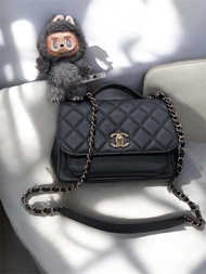 Chanel business affinity medium 黑色荔枝牛皮 ,100%Authentic,98%new 💎尖沙咀中港城