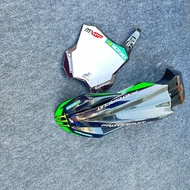 KX NEW 250 Front Fender and Number Board Free Striping