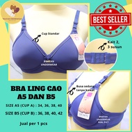 [ 1 PCS ] BH LING CAO/LING CAU [ A5 AND B5 ] Size 34.36.38.40.42 - Adult Women's Mother/Mama Bra Und