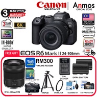 Canon EOS R6 Mark II / EOS R6 II /EOS R6M2 / EOS R6II + RF 24-105 IS STM Mirrorless Camera (Canon 1 