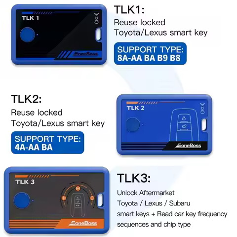 EoneBoss TLK2 TLK3 TLK1 For Toyota/L-exus 8A/4A Key Unlocking Tool | Reuse Original Locked Keys 8A-A