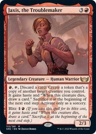 Magic the Gathering MTG - Jaxis, the Troublemaker