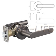 < EZset > Donglong Happiness Brand Japanese Standard Lock JB1BN82 Black Nickel Matte Horizontal Hand