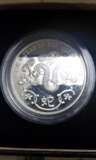 蛇年紀念銀幣