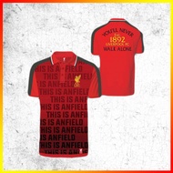 เสื้อโปโล ลิขสิทธิ์แท้  Liverpool ( หญิง ) รุ่นLFC027 สีแดง