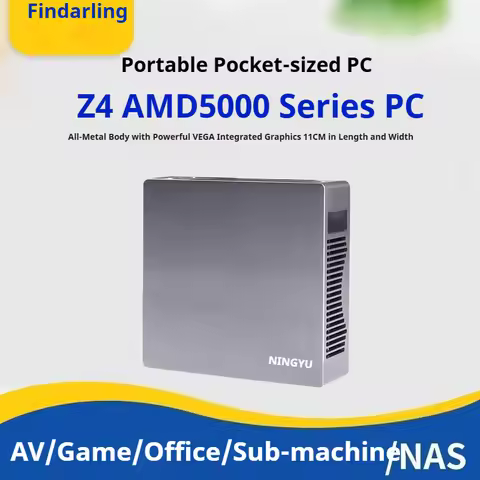 Z4 Mini PC, CPU AMD Ryzen 5700U ES Business Office School Teaching Desktop Micro Computer