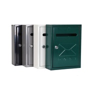 Suggestion Box Key Letter Box Mailbox Tablet Letter Box Wall-Mounted Metal Delivery Outdoor Safety L