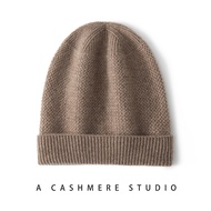 New store openingWinter New Men Hat 100% Cashmere Knitted Headgears Beanies Soft Warm Hats Man Casua