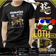 T-Shirt Komatsu HD785-7 Dump Truck Heavy Equipment Operator Distro T-Shirt