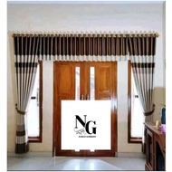 Blackout curtains for doors and windows with 6 waves - 12 waves