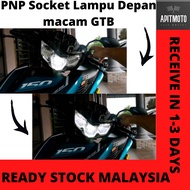 PNP SOKET Lampu Depan Macam GTB Y15ZR V2/ON OFF