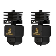 2PCS H2D, H2S Hotend Kit, Kit Blok Pemanas Hot End untuk Kepala Cetak Pencetak 3D dengan Nozel Kelul