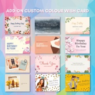 Add-on Custom Wish Card