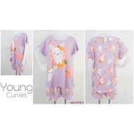 Sleepwear Suits Women Sleepwear Pajamas YOUNG CURVES Soft Casual Wear Women 0967PPEY