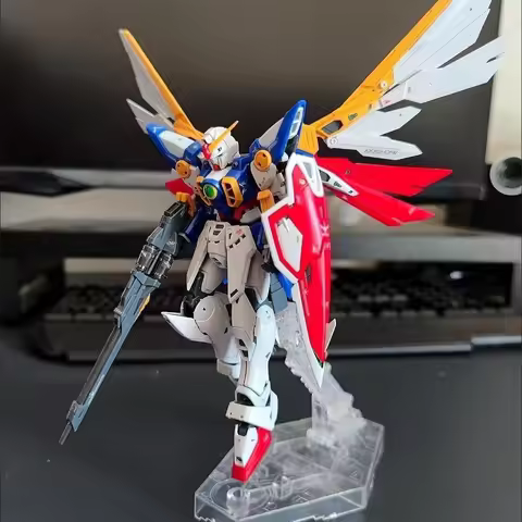 EW HG 1/144 Wing XXXG-01W Zero Type Hairless Prototype Assembly Model Kit Collect Action Figures Des