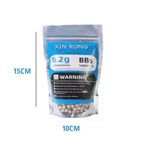 High Quality Airsoft Ammo 5.95mm BBs 0.2g/0.25g 1000 Rounds Paintball Bullets Tactical Strike Ball f