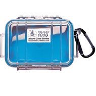 PELICAN 1040 Mini Waterproof Airtight Box Transparent Blue