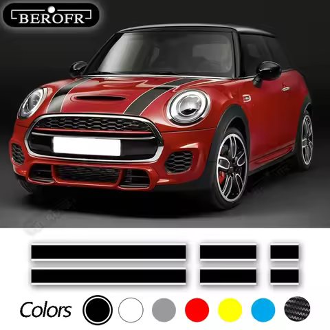 MINI Cooper Accessories JCW F56 Sticker For MINI Cooper F56 R56 F55 F57 R57 JCW Accessories Car Hood