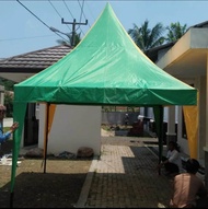 hanya daun saja hanya atap Atap tenda cafe 3x3 tenda kerucut model sarnafil