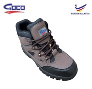 GOCO GC QS77 SAFETY SHOES Men Industry Steel Toe Cap Black Leather