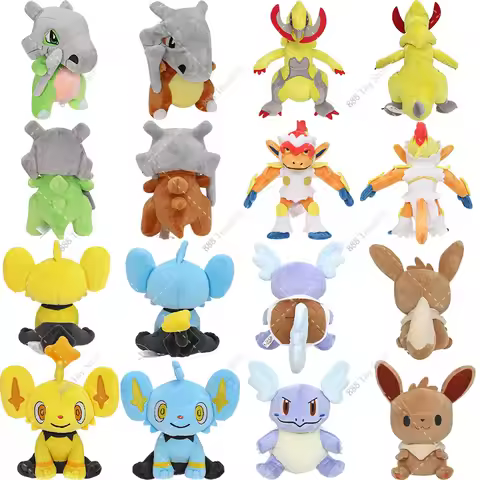 Pokemon Infernape Plush Toys Anime Plushie Clodsire Hoppip Wooper Gloom Cubone Shinx Haxorus Stuffed