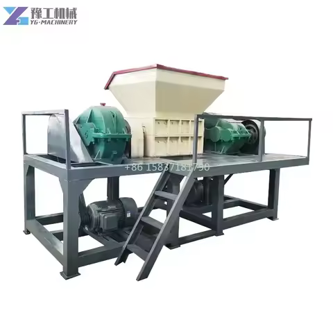 High Performance Plastic Shredder Machine Portable Crusher Shredding Recycling Plastic Crushing Mach